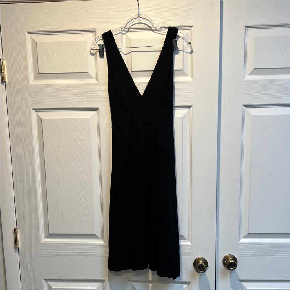 White House Black Market Black Backless Dress